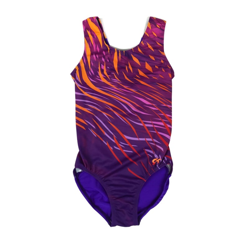 GK Girls Gymnastics Leotards Dance Ballet Apparel One Piece (CM, Sassy Safari) - Image 1